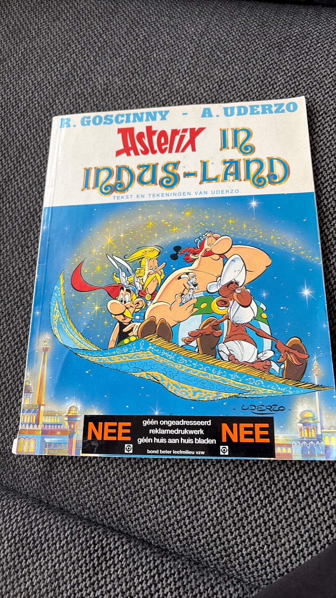 Strip Asterix in indus land, Boeken, Ophalen of Verzenden, Gelezen
