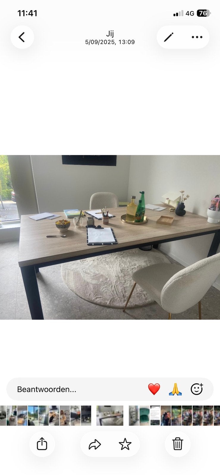 Lange bureau of tafel, Maison & Meubles, Enlèvement
