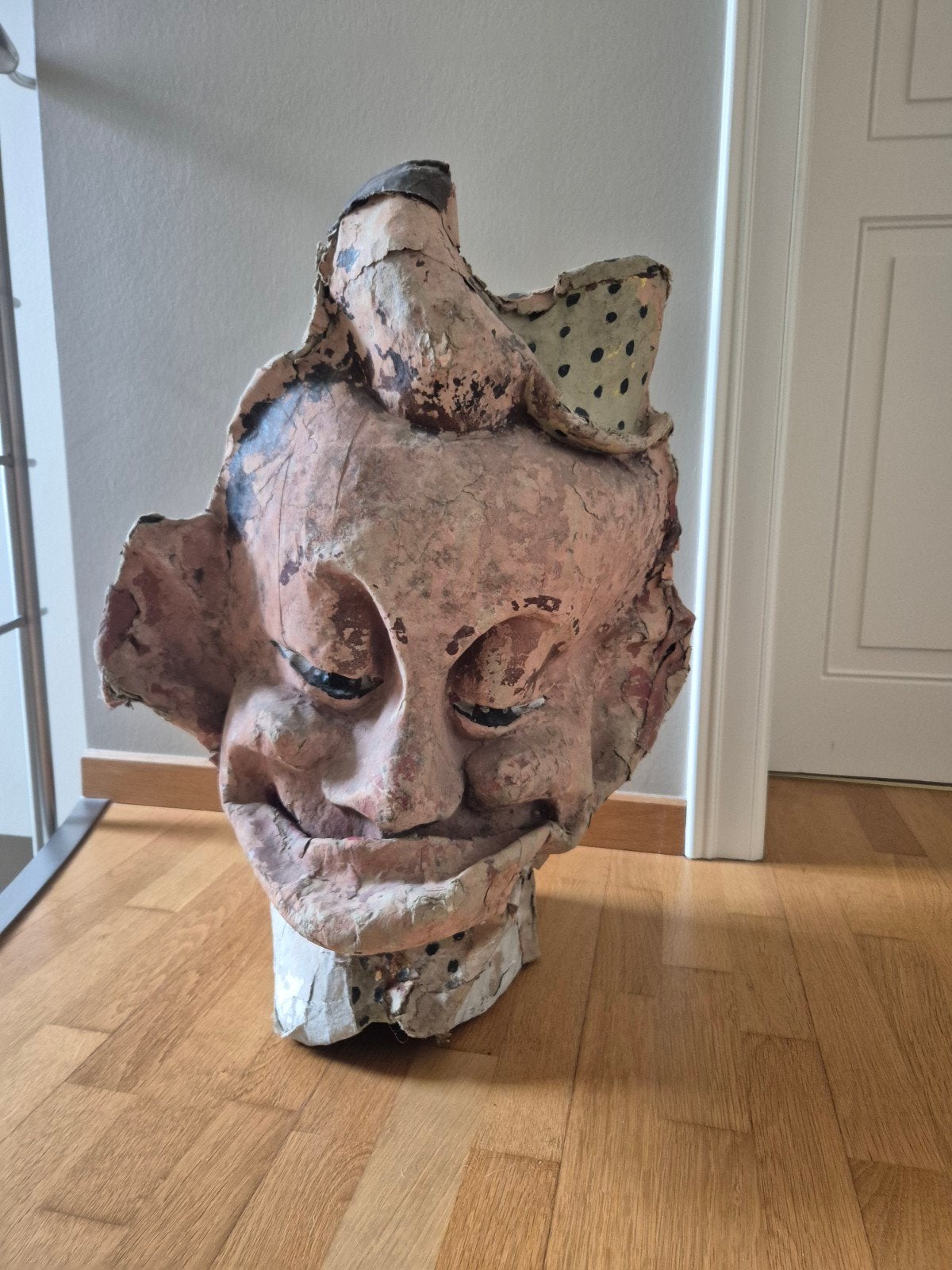 Rariteit uniek jaren 20 gigantisch circus masker, Ophalen