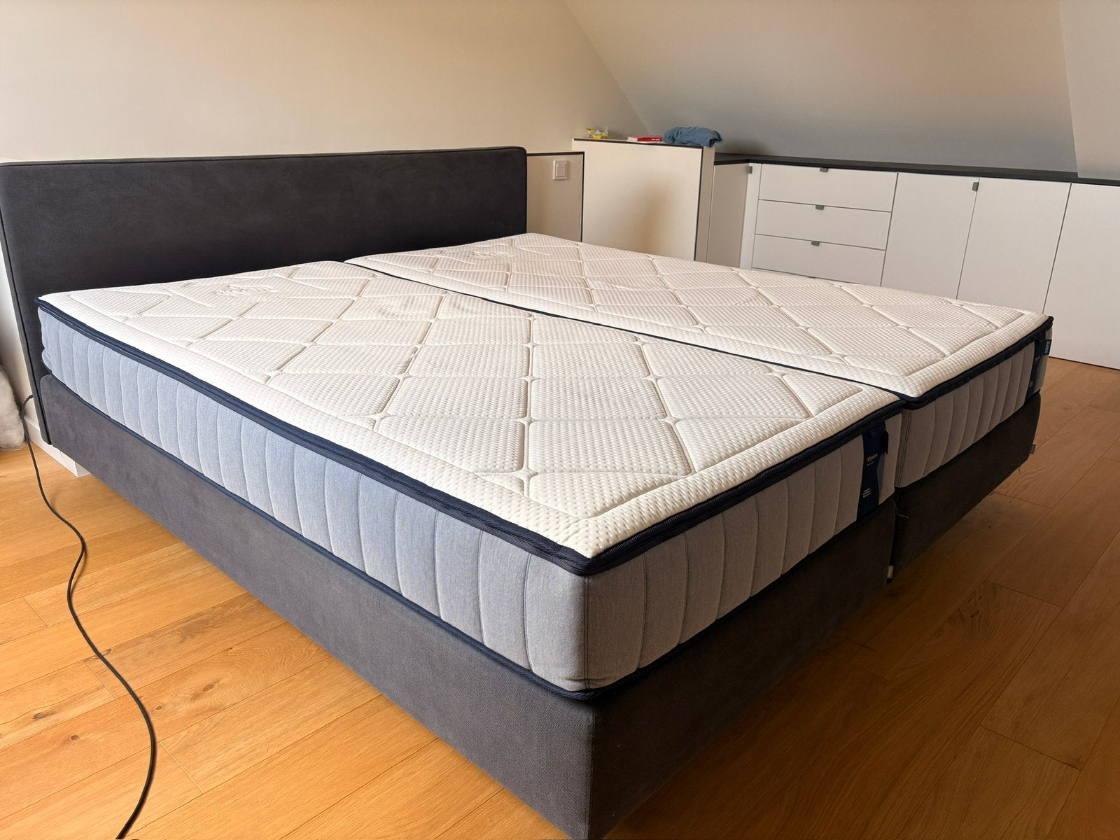 Auping 2 persoonsbed, Ophalen, 210 cm, Tweepersoons, Zo goed als nieuw
