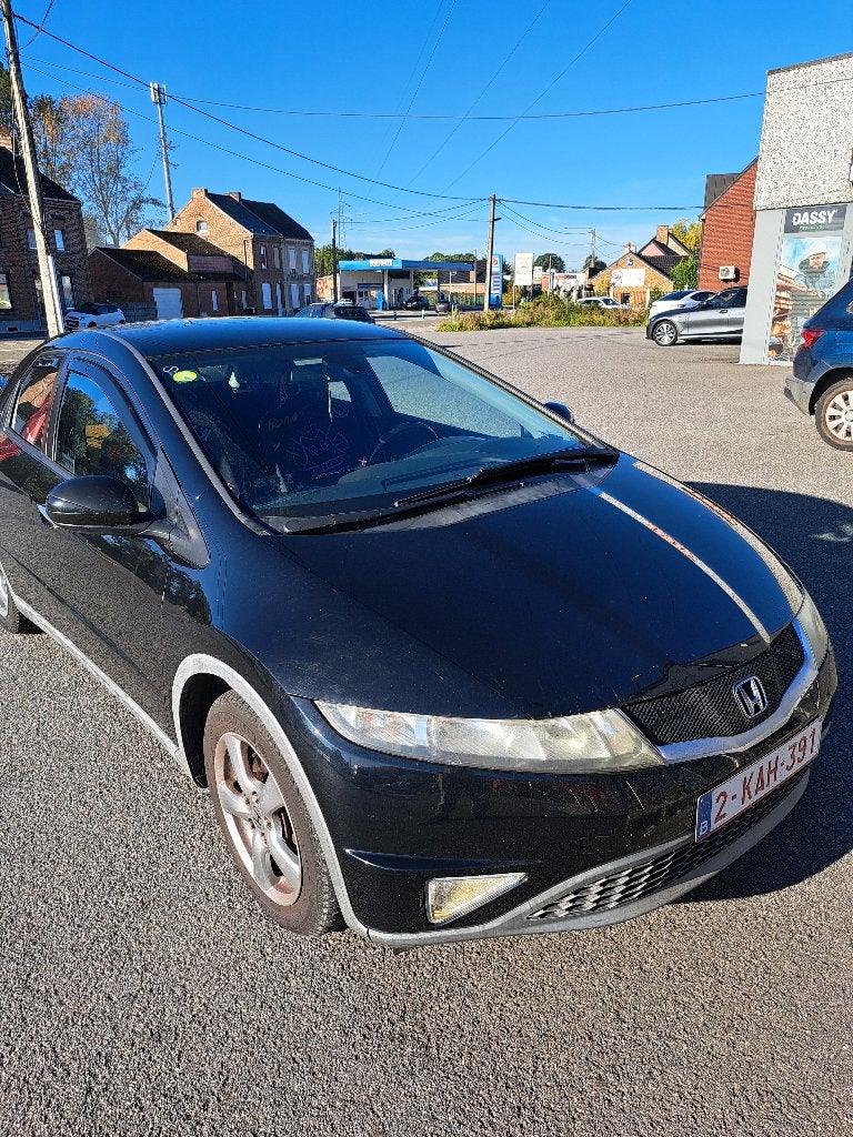 Honda Civic 2007, Auto's, Stof, Zwart, Handgeschakeld, Particulier