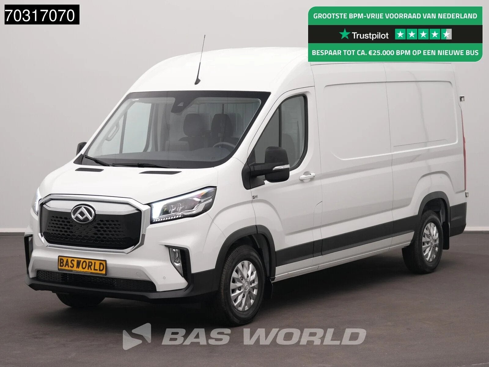 Maxus eDeliver 9 Elektrisch WLTP 256km Stad 52kWh L3H2 204pk, Autos, Camionnettes & Utilitaires, Entreprise, Achat, Caméra de recul