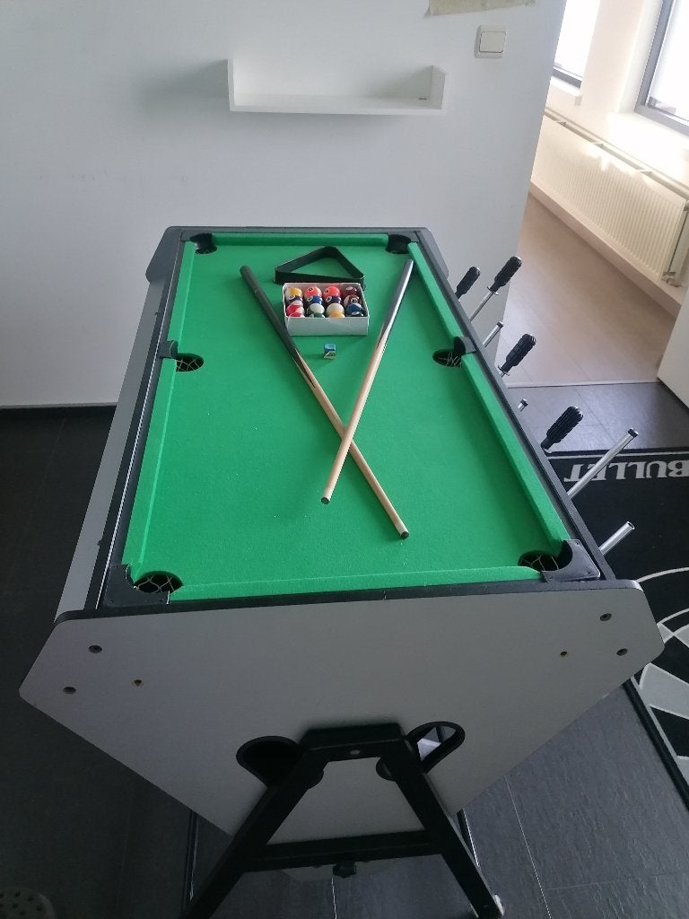 voetbal- pool- airhockeytafel, Ophalen, Zo goed als nieuw