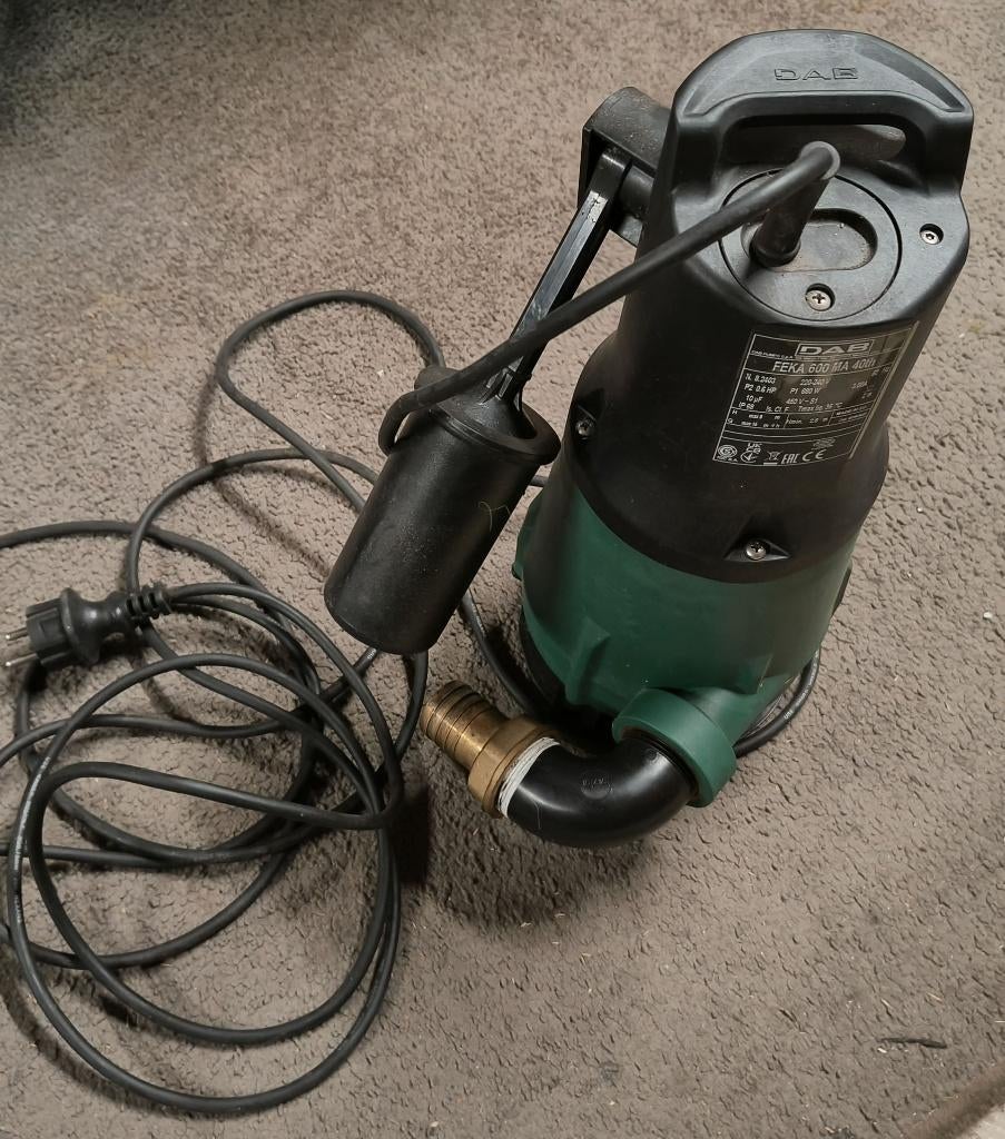 Dompelpomp, Enlèvement, Utilisé, Électrique, Pompe à eaux claires