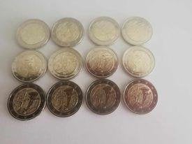 2€ munt erasmus (rol 25 stuks), Enlèvement, Belgique, 2 euros, Monnaie en vrac