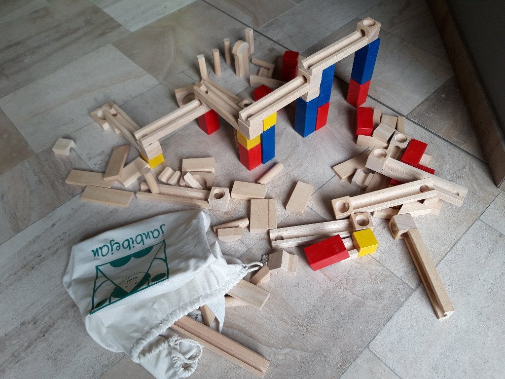 JanBibeJan houten knikkerbaan, Ophalen, Zo goed als nieuw, Overige typen