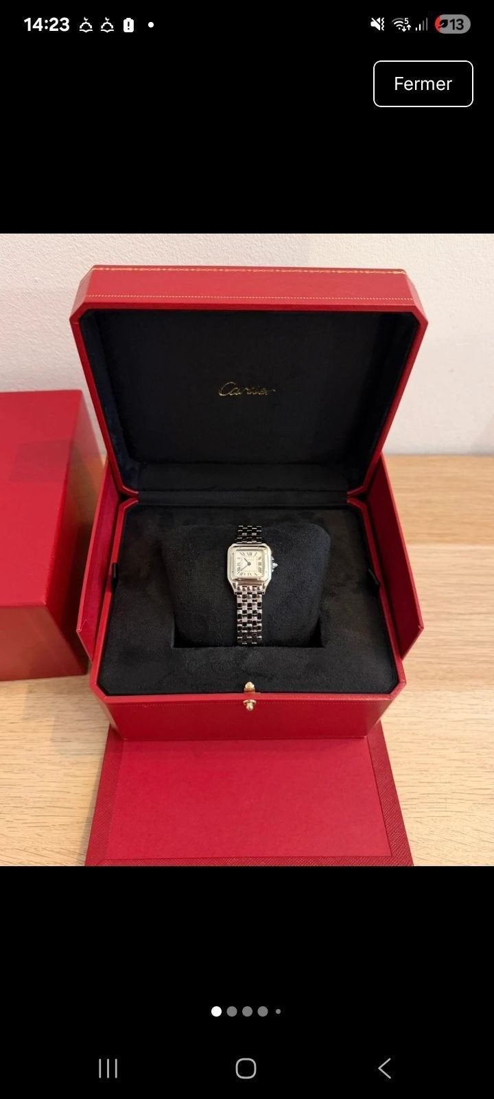 Cartier panthère horloge klein model, Handtassen en Accessoires, Horloges | Heren, Ophalen