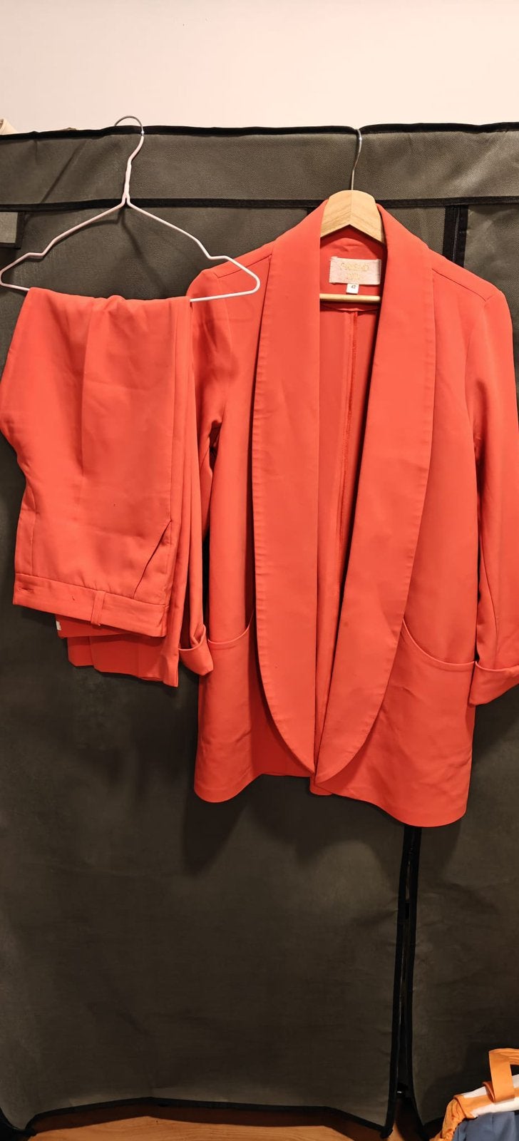 Suit and winter outfit, Vêtements | Femmes, Vestes | Hiver, Enlèvement, Comme neuf, Taille 42/44 (L), Orange