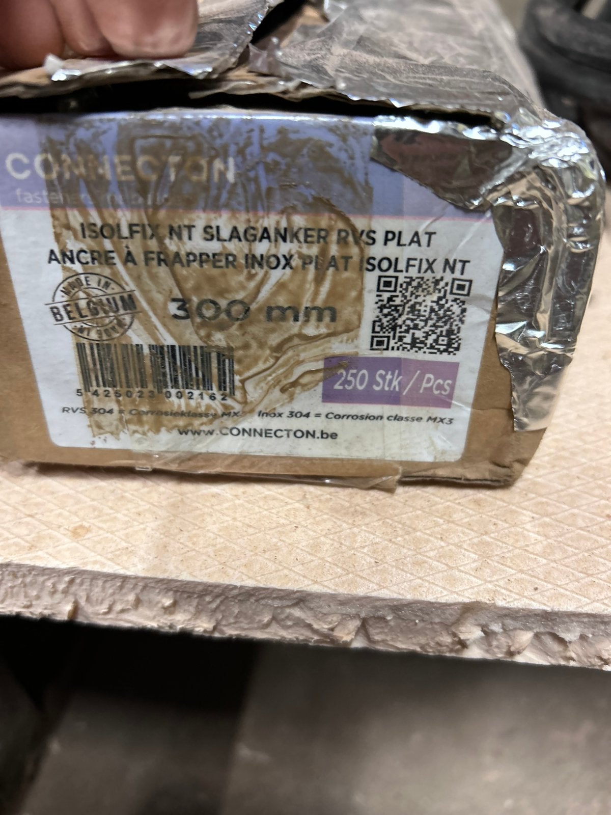 Slag anker metsen, Enlèvement