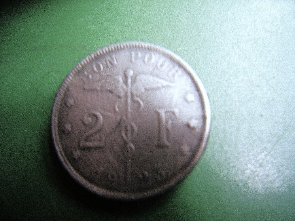 2 Frank 1923, Postzegels en Munten, Ophalen of Verzenden