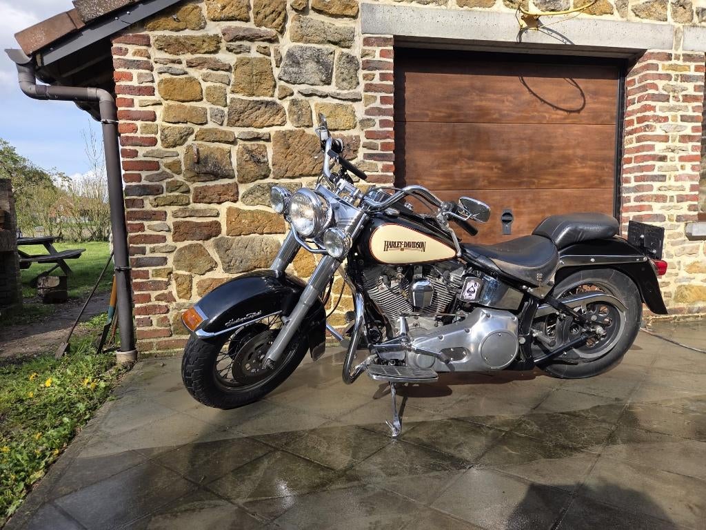 Harley-Davidson Heritage Softail 1340 — 1989 — FLSTC, Motoren, 2 cilinders, Occasion, 1340 cc, Chopper