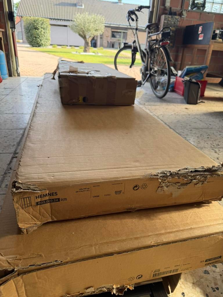 Ikea Hemnes kleerkast + vitrine kast NIEUW!, Enlèvement, Comme neuf