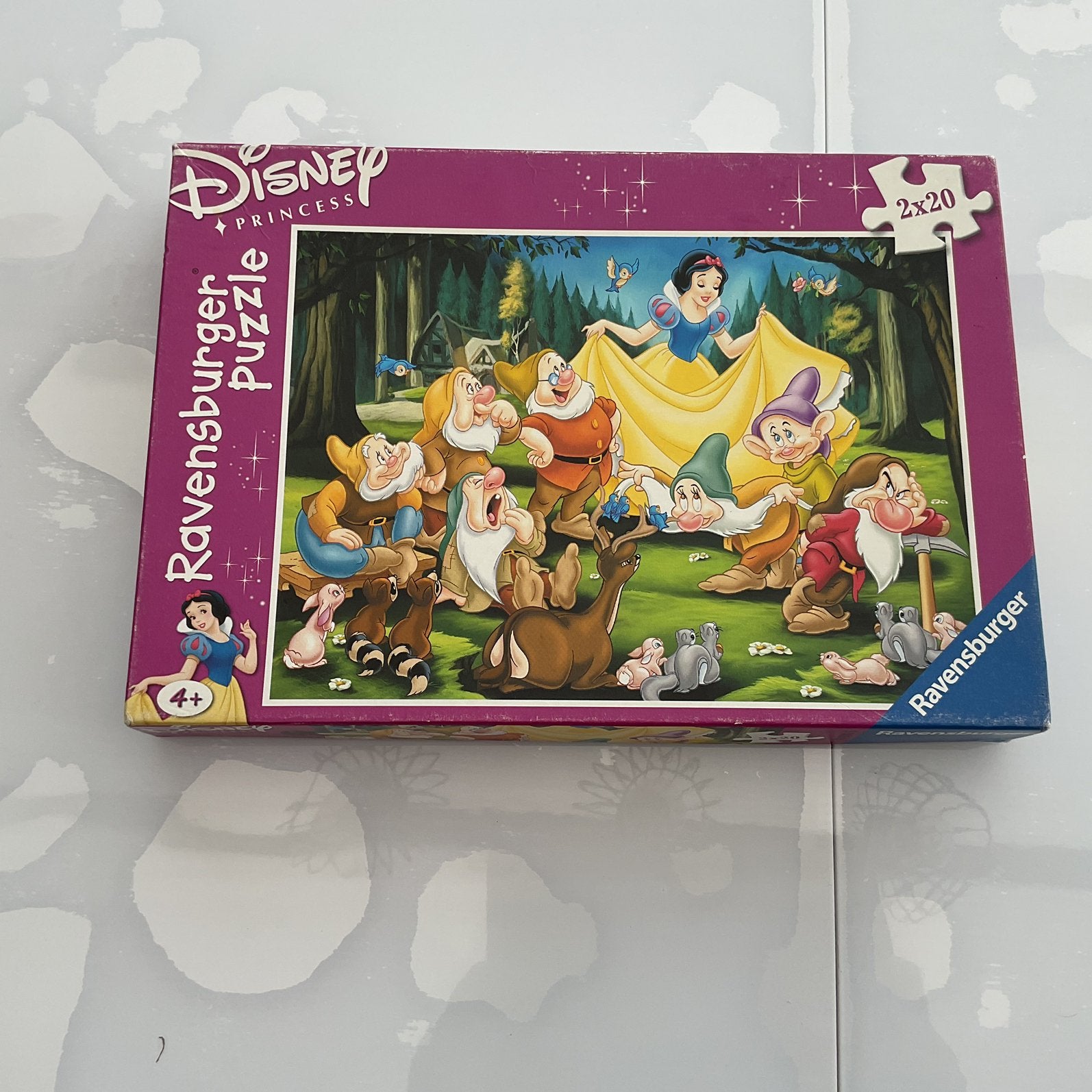 Puzzel sneeuwwitje 20 stuks, Kinderen en Baby's, Ophalen, 10 tot 50 stukjes, Zo goed als nieuw, 2 tot 4 jaar