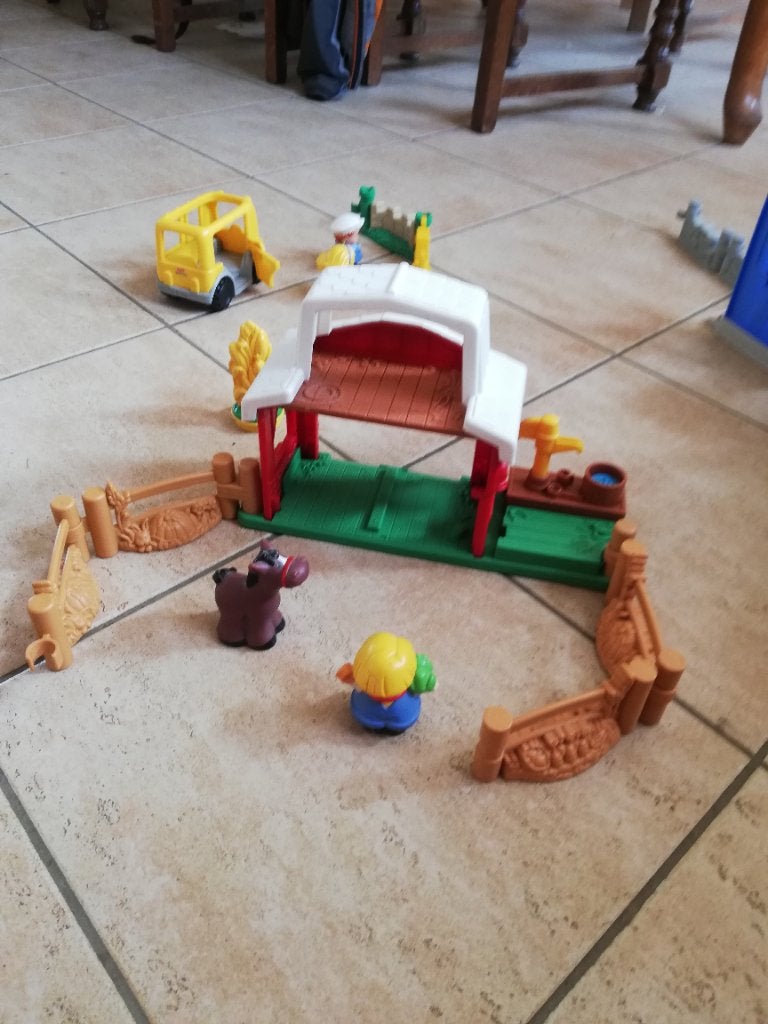 little people fisher price  paardenstal, Ophalen of Verzenden, Gebruikt, Speelset