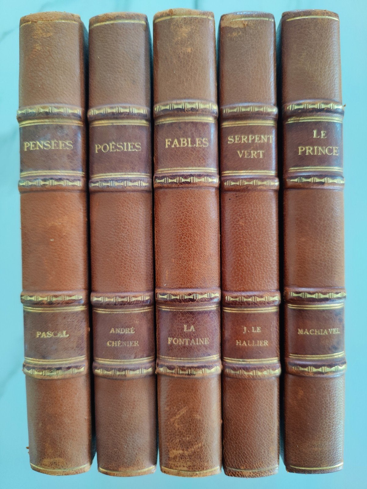 5 classiques français R. Simon — reliure - 1935-1937 - CMB, Enlèvement ou Envoi
