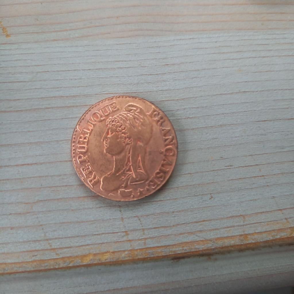 5 centimes l'An 5 28 mm, Antiek en Kunst, Antiek | Boeken en Manuscripten, Ophalen of Verzenden