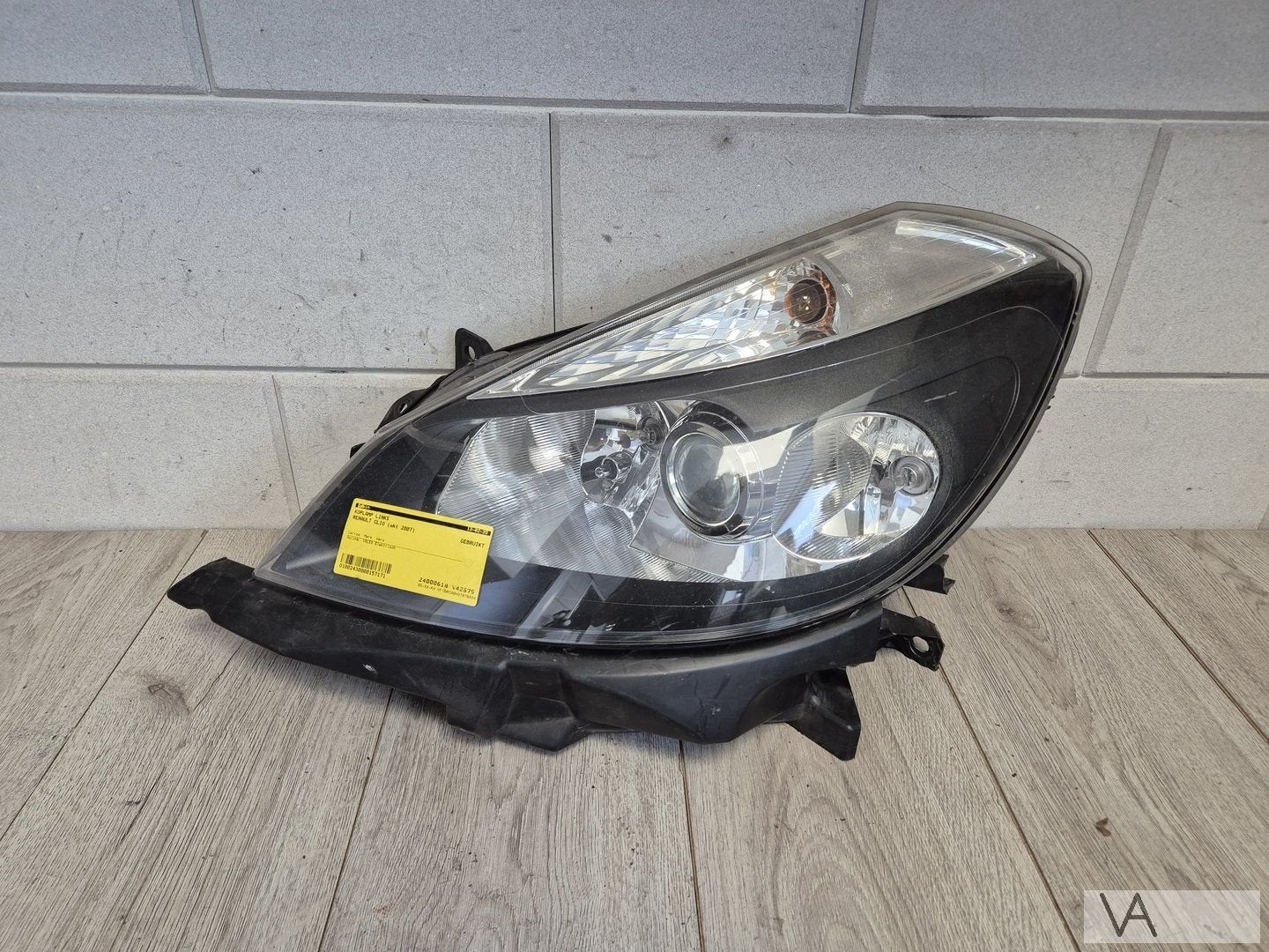 Renault Clio 3 2005 - 2009 koplamp links met lens 8200261610, Renault, -, Utilisé, -