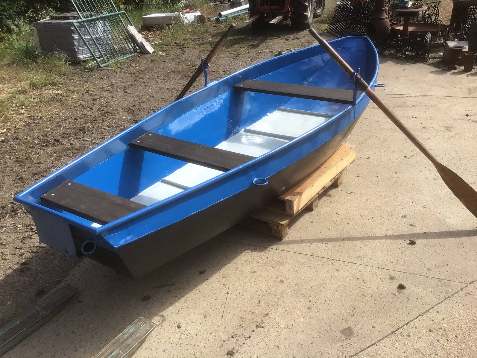 Boot in metaal, Watersport en Boten, Ophalen, Zo goed als nieuw