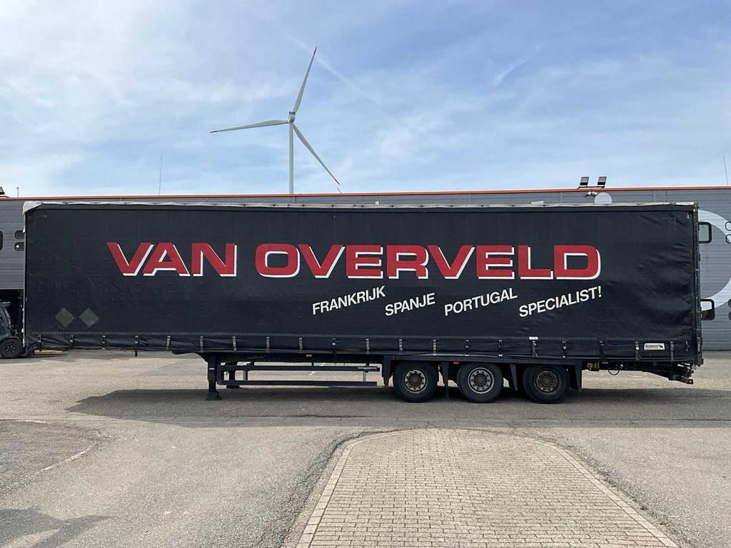 2005 schmitz S01 Mega Schuifzeil Oplegger OH-06-YR, Auto's, Vrachtwagens, Overige brandstoffen, Bedrijf, Aanhangers en Opleggers