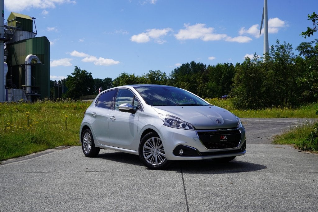 Prachtige Peugeot 208 1.2i Automaat van 2018 met 22.000Km, Argent ou Gris, Achat, Euro 6, Entreprise