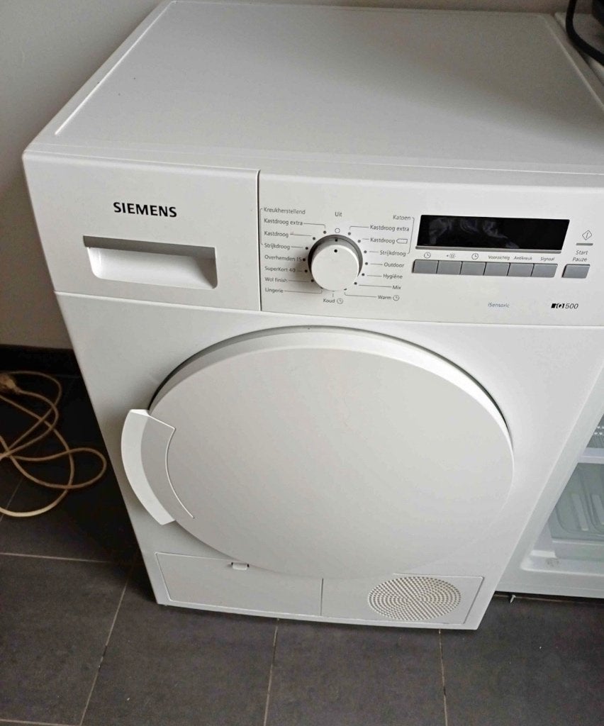 droogkast siemens IQ500 en nieuw staat, Elektronische apparatuur, Ophalen, Anti-kreukfase, 8 tot 10 kg, Zo goed als nieuw