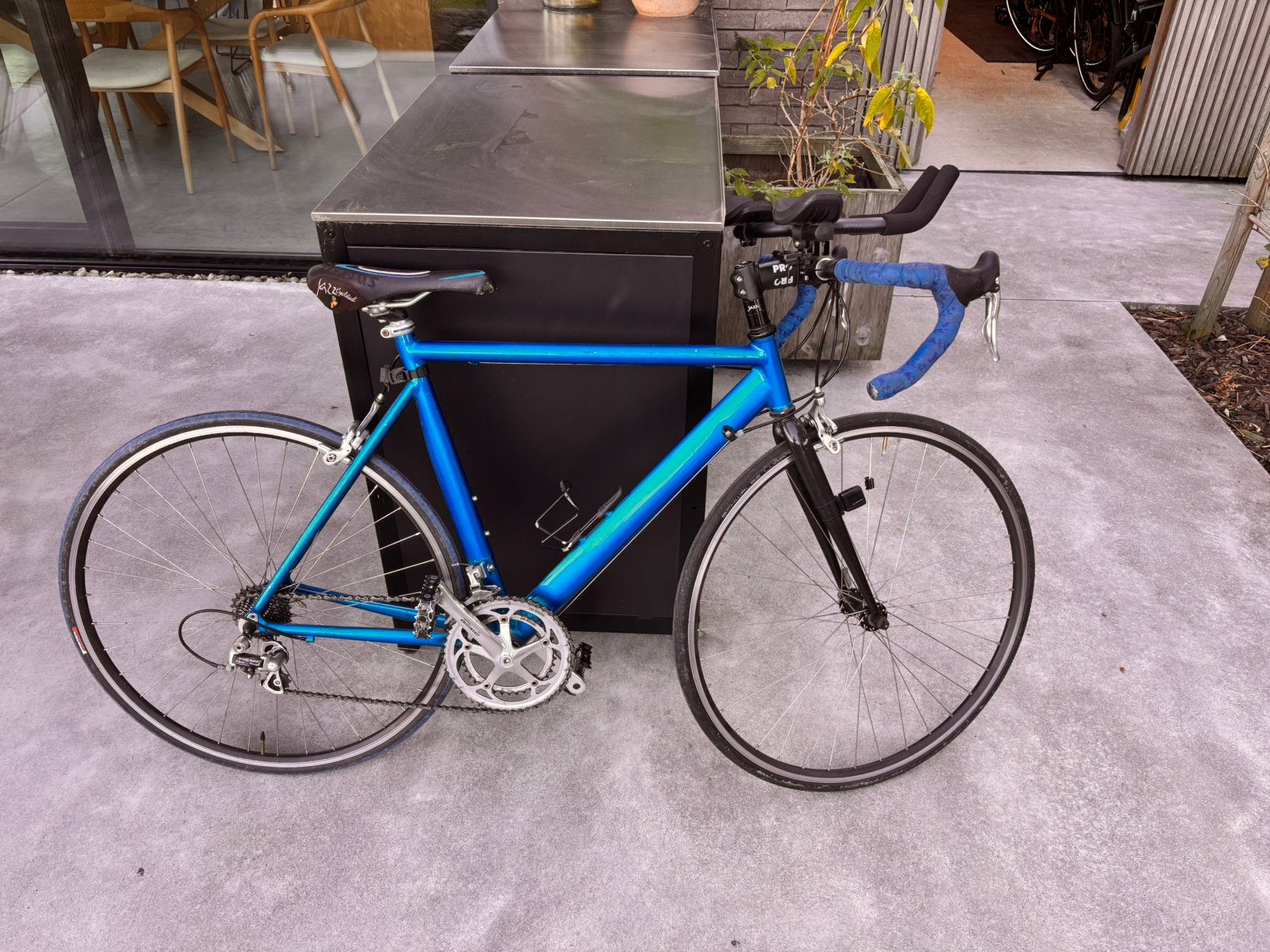 klassieke/vintage racefiets met Campagnolo-afmontage, Ophalen, Gebruikt, 15 tot 20 versnellingen