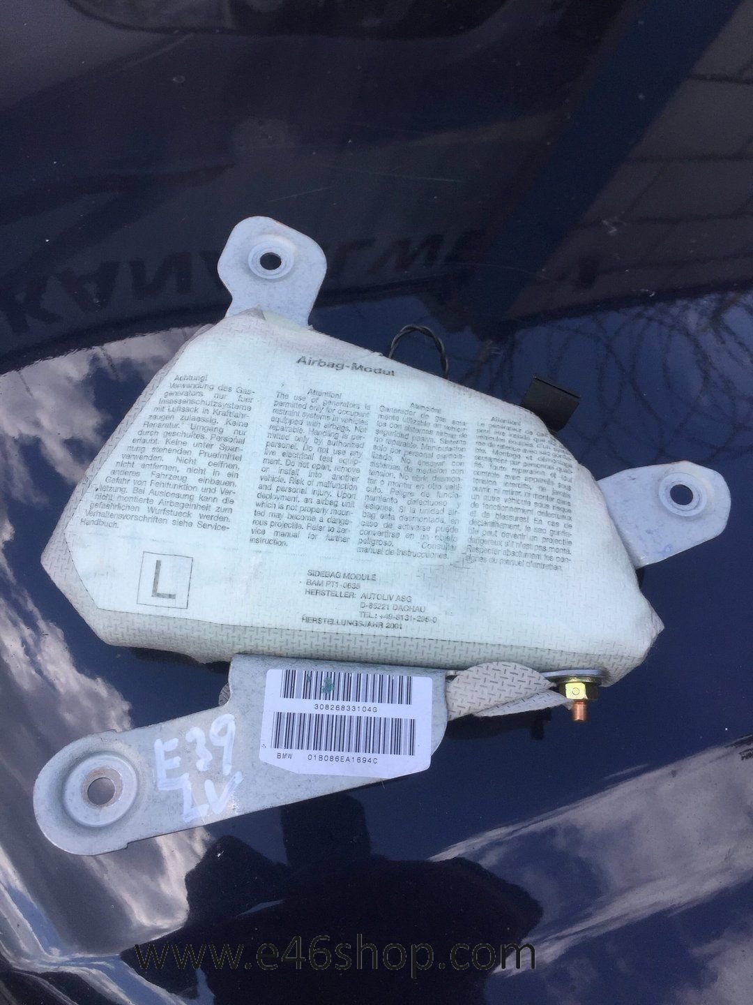Airbag BMW E39 linker voor deur bestuurder kant dus, Auto-onderdelen, Dashboard en Schakelaars, BMW, Gebruikt, Ophalen of Verzenden