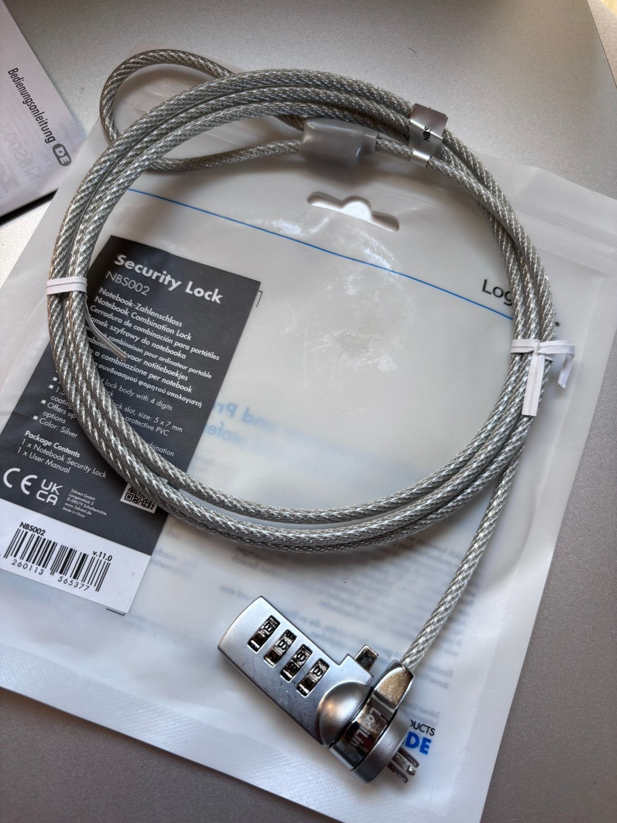 Nieuw Laptop Cijferslot  (4-cijferig), Computers en Software, Overige Computers en Software, Ophalen, Nieuw