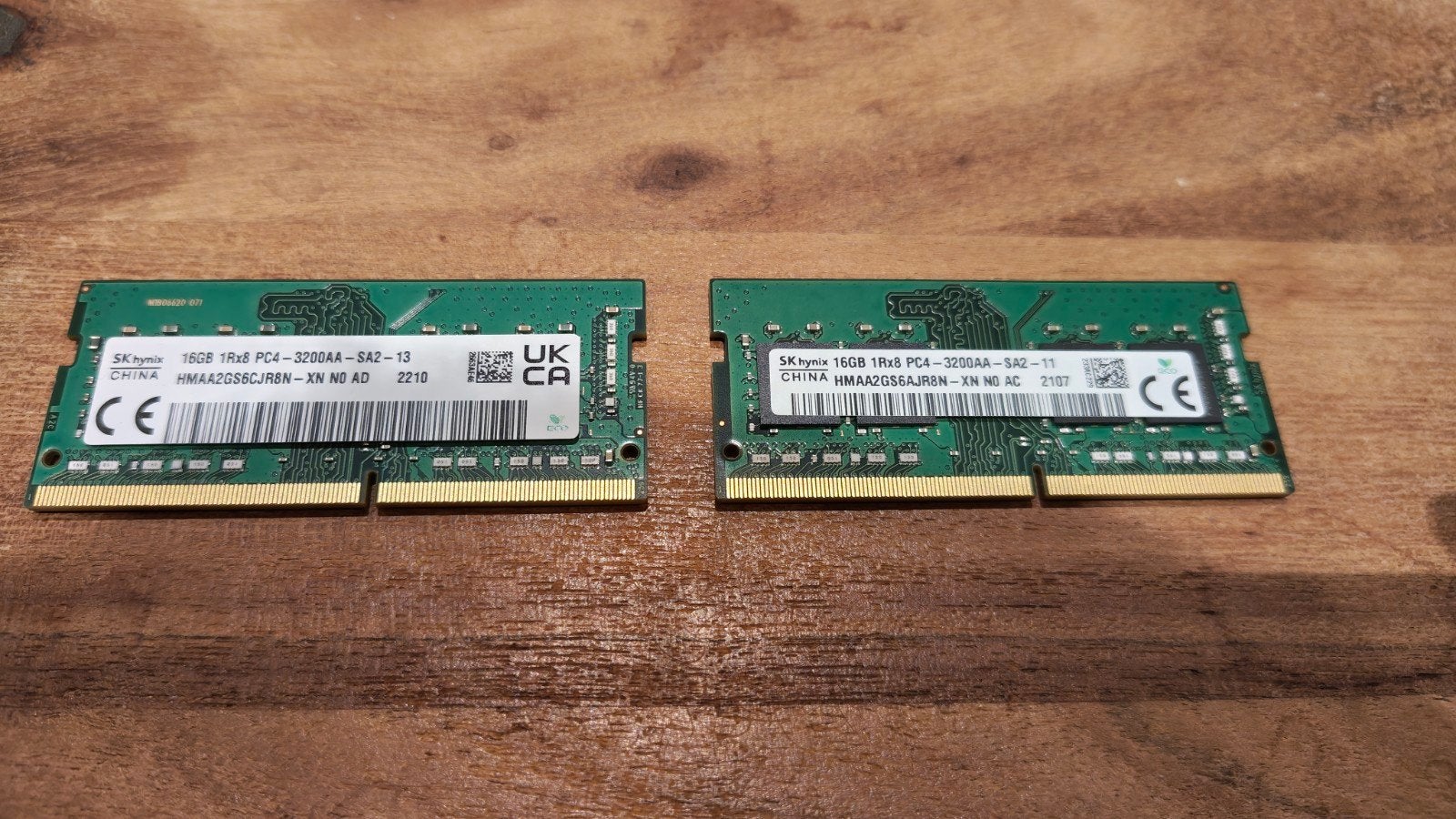 DDR4 32GB (2x16) 3200 SODIMM, Informatique & Logiciels, 32 GB, Enlèvement ou Envoi, DDR4, Comme neuf