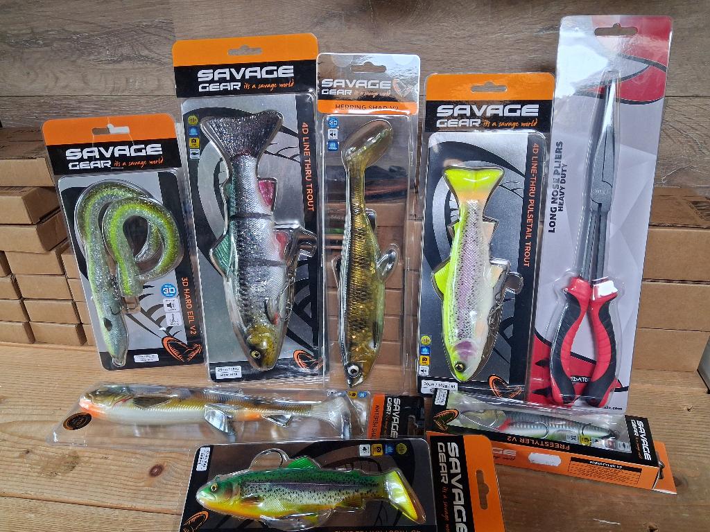 Big Bait set van Savage Gear...met gratis Long Nose Pliers!, Enlèvement ou Envoi, Neuf, Ensemble complet