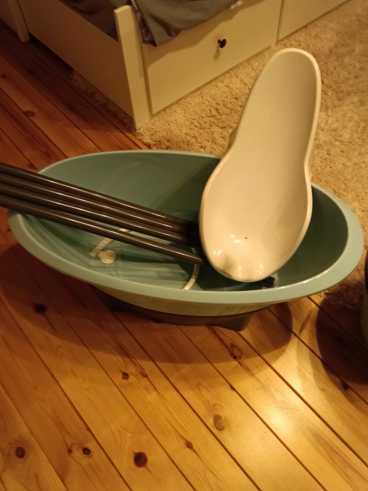 Babybadje met toebehoren luma, Kinderen en Baby's, Badjes en Verzorging, Gebruikt, Badje, Standaard, Ophalen