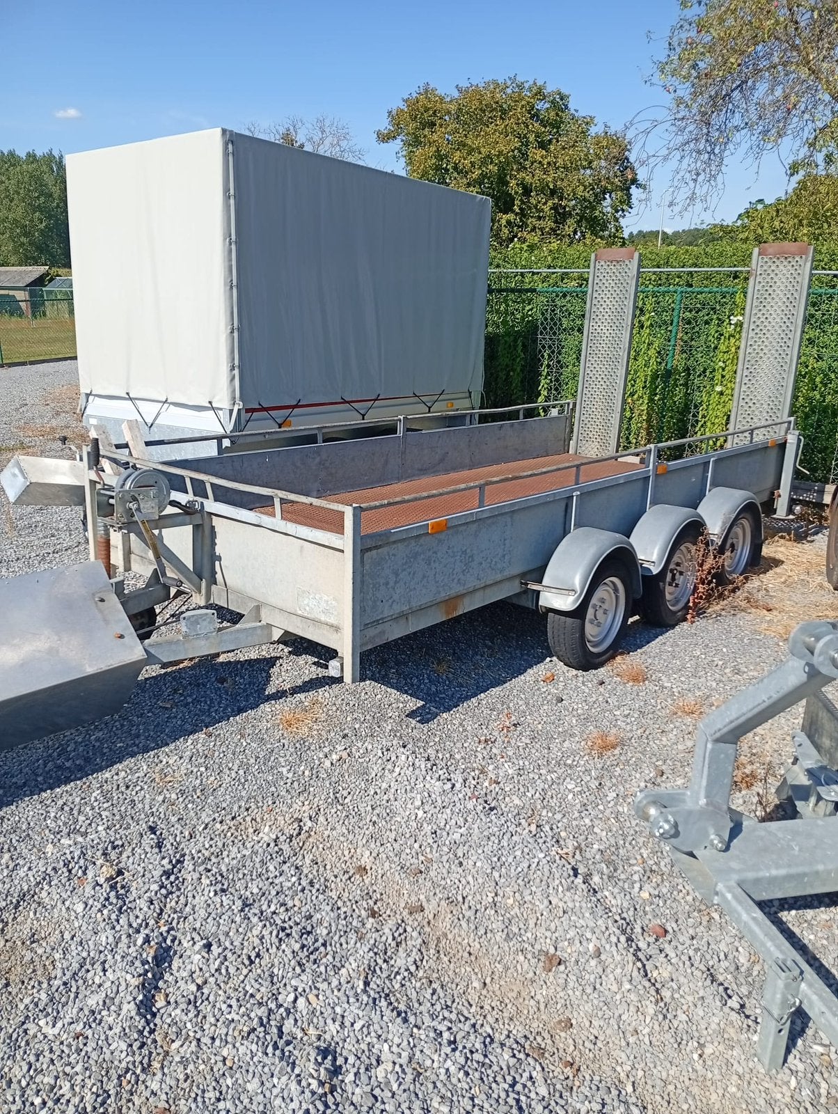 aanhangwagen, Ophalen