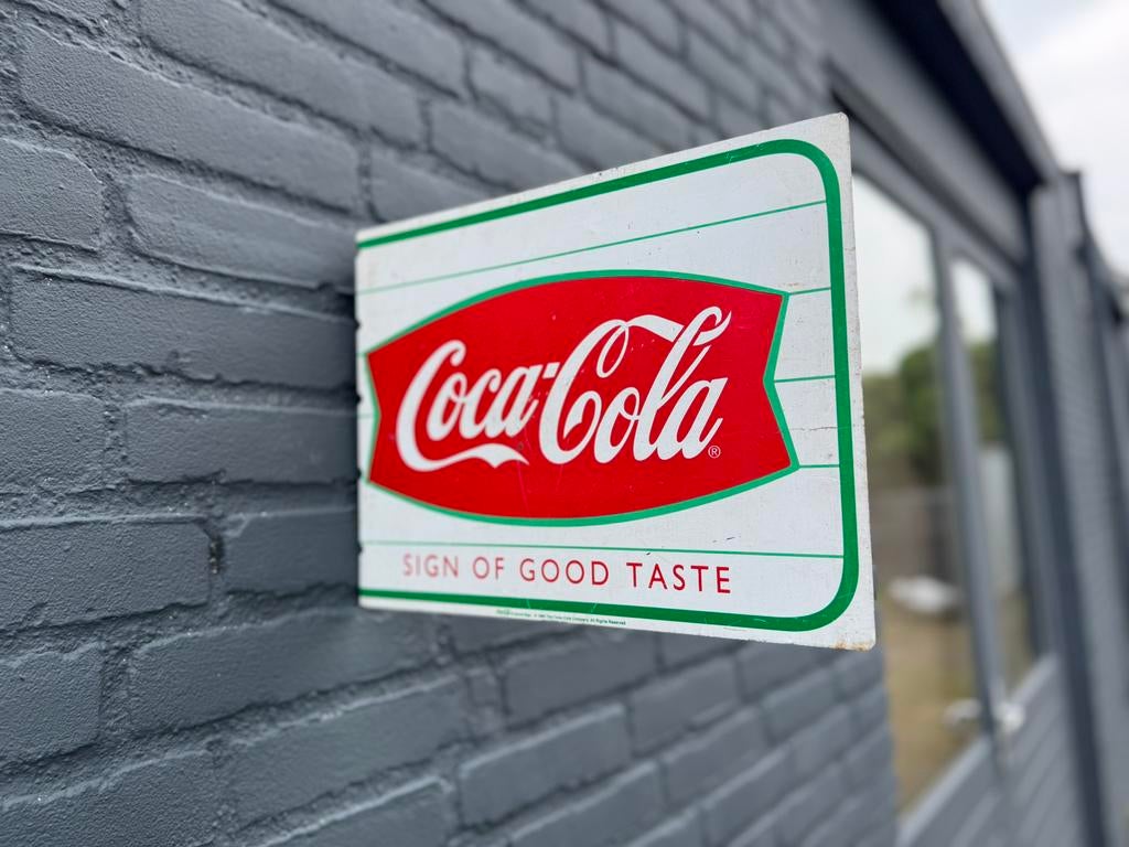 Ancien panneau d'affichage Coca Cola, Enlèvement ou Envoi, Utilisé, Panneau publicitaire