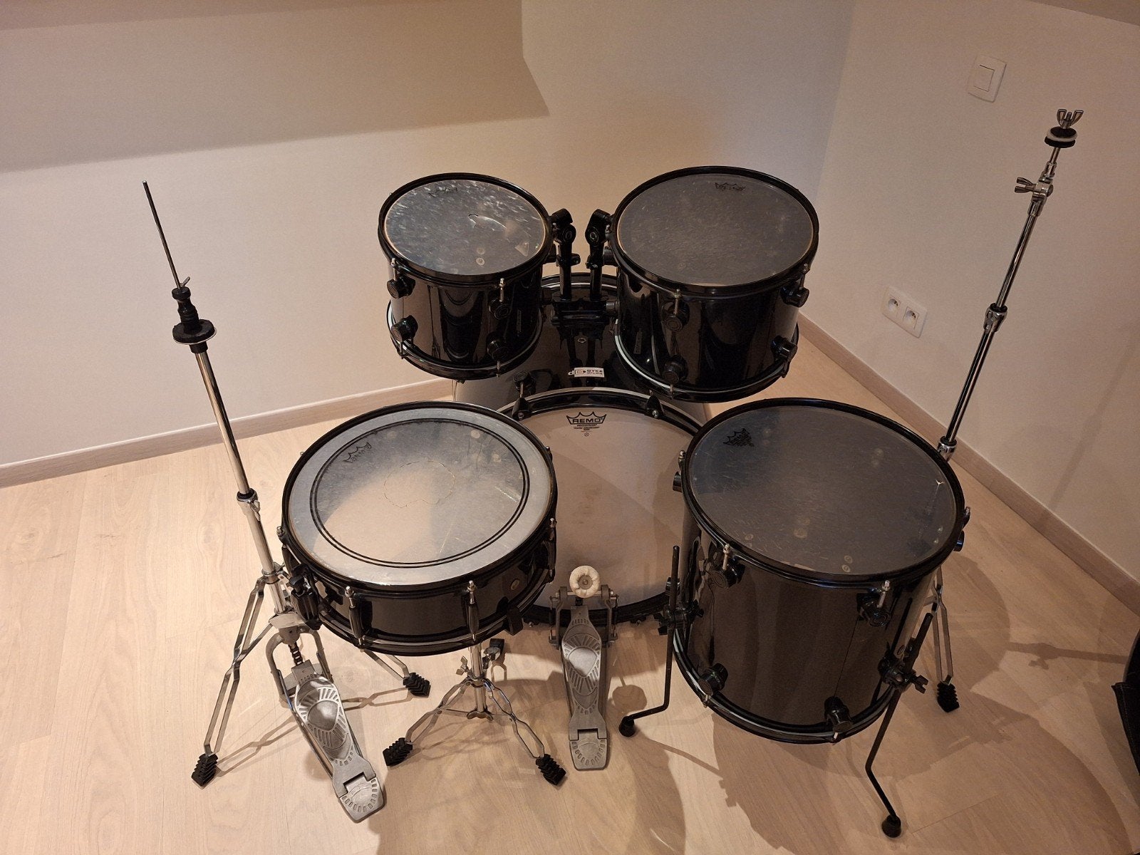 Drum Set Starterset / drumstel + Draagtas, Musique & Instruments, Batteries & Percussions, Enlèvement, Utilisé