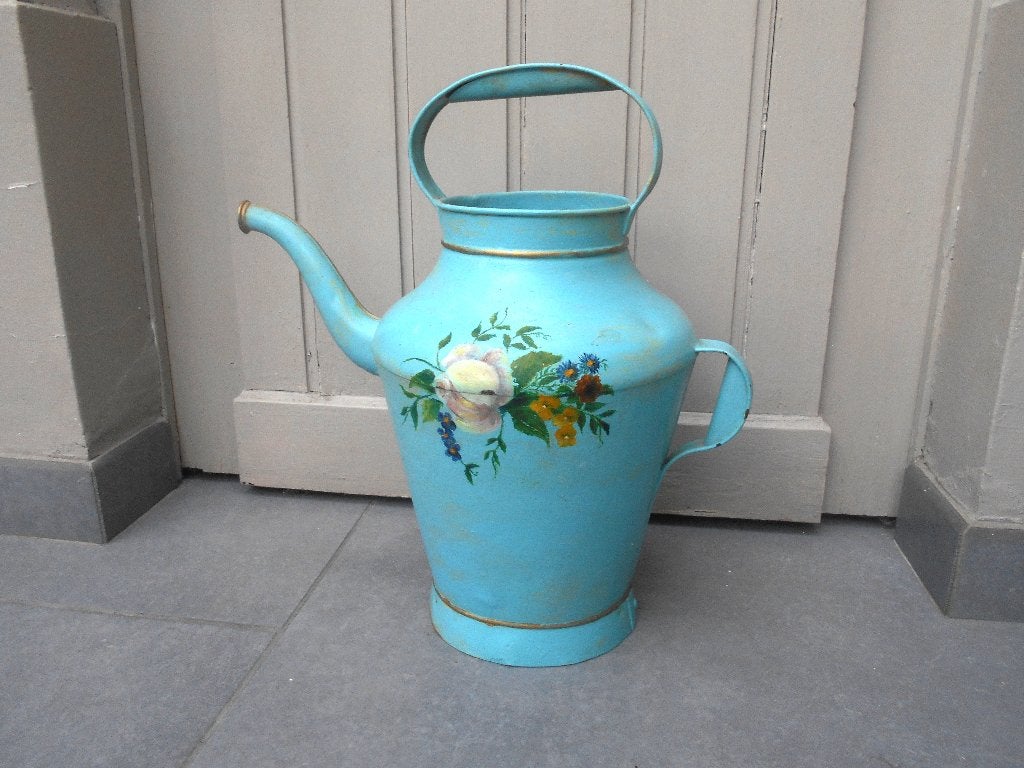 ancien arrosoir decoratif  en tôle métal, Jardin & Terrasse, Arrosoirs, Enlèvement, Utilisé, Métal