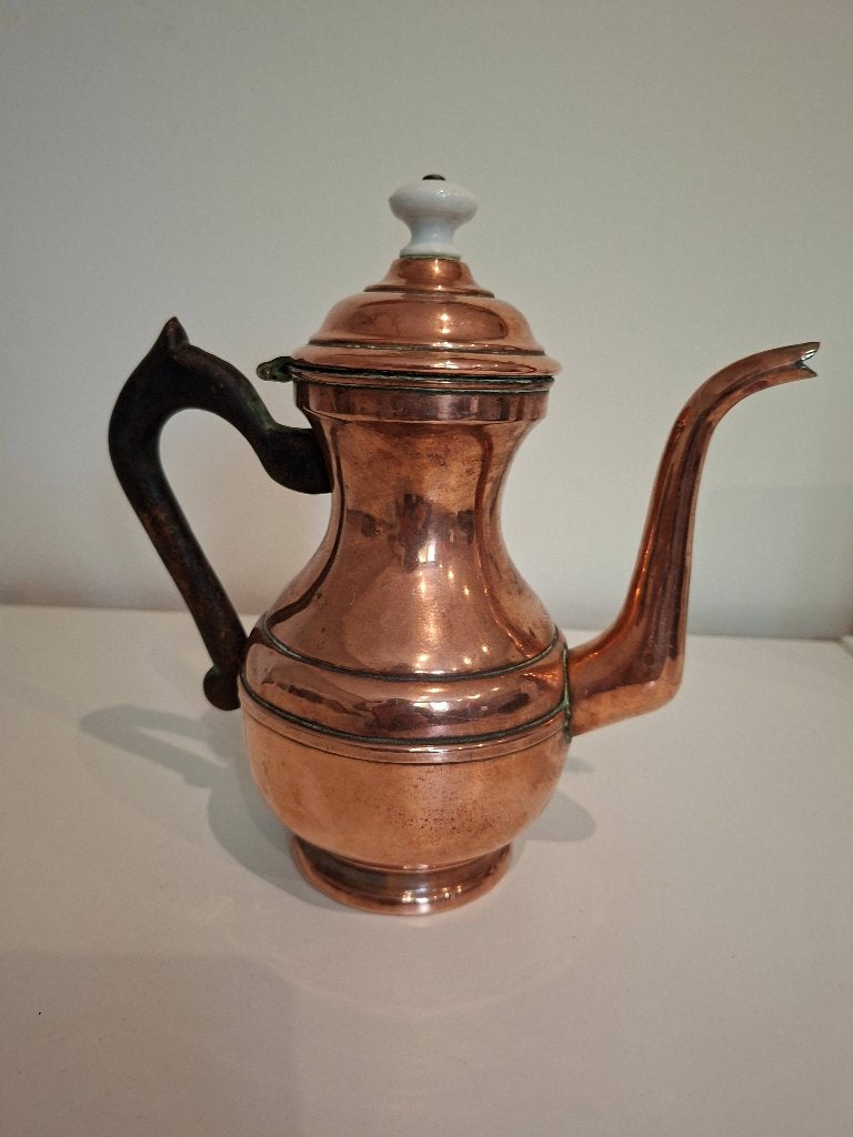 Antieke koperen koffiepot, Enlèvement ou Envoi