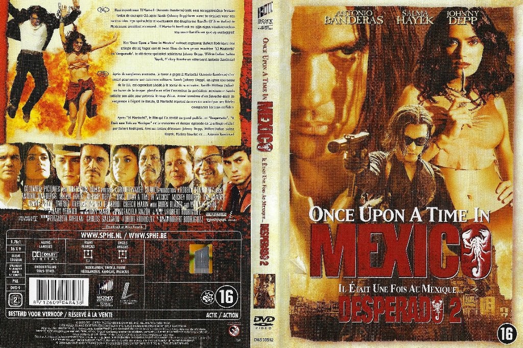 Desperado 2: Er was eens in Mexico van R. Rodriguez, Cd's en Dvd's, Dvd's | Actie, Vanaf 16 jaar, Actie, Ophalen of Verzenden