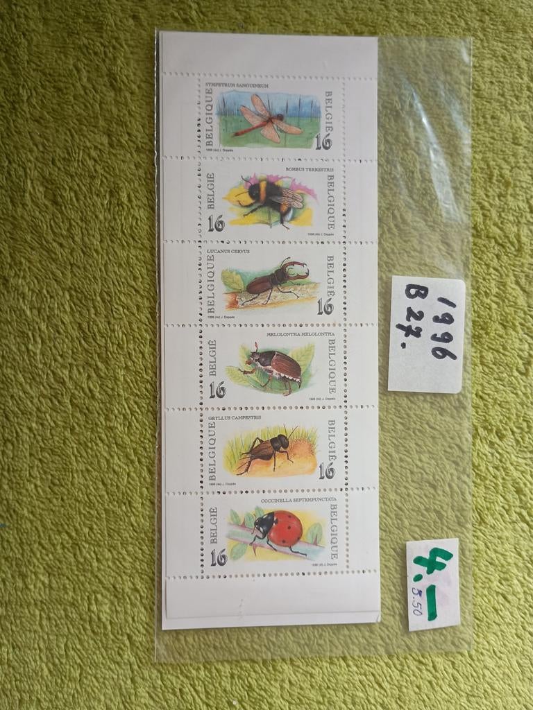 Velletje postfris . België ., Ophalen of Verzenden, Postfris
