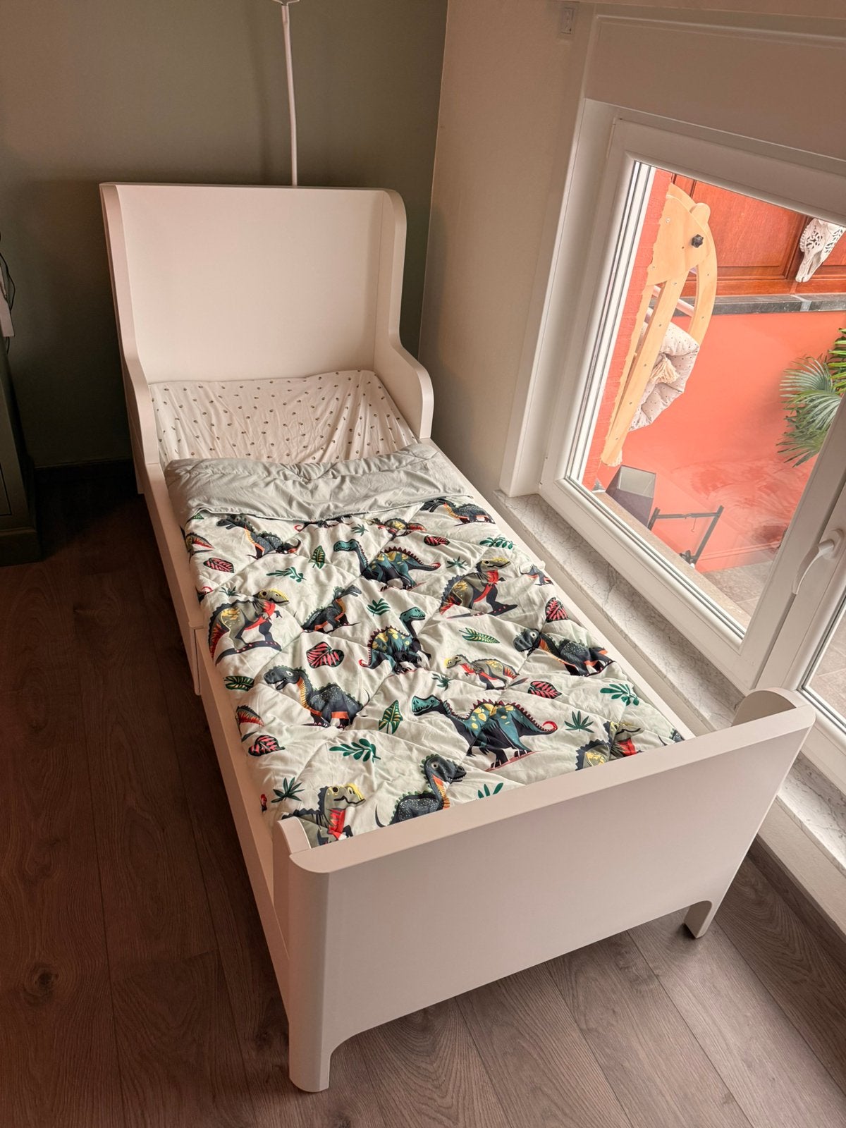 Ikea busunge meegroeibed uitschuifbaar, Kinderen en Baby's, Ophalen, Zo goed als nieuw, Matras