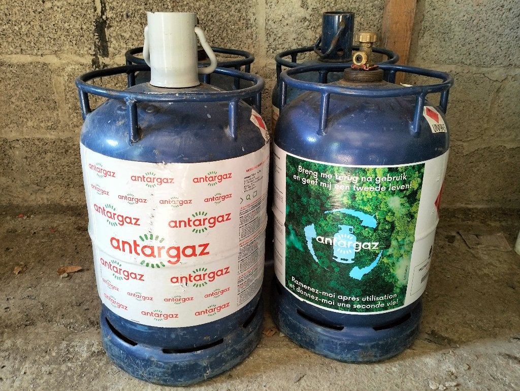 Bonbonne de gaz vide, Enlèvement, Comme neuf, Gaz
