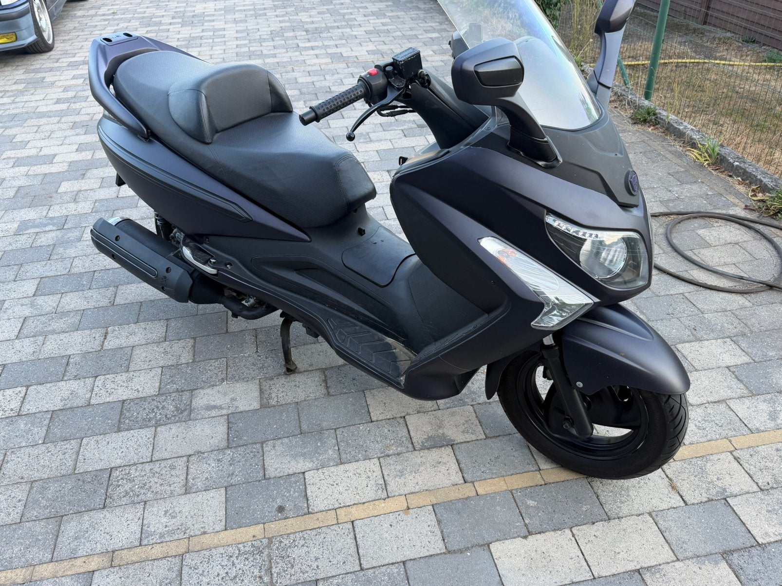 Sym 250i gts, Enlèvement