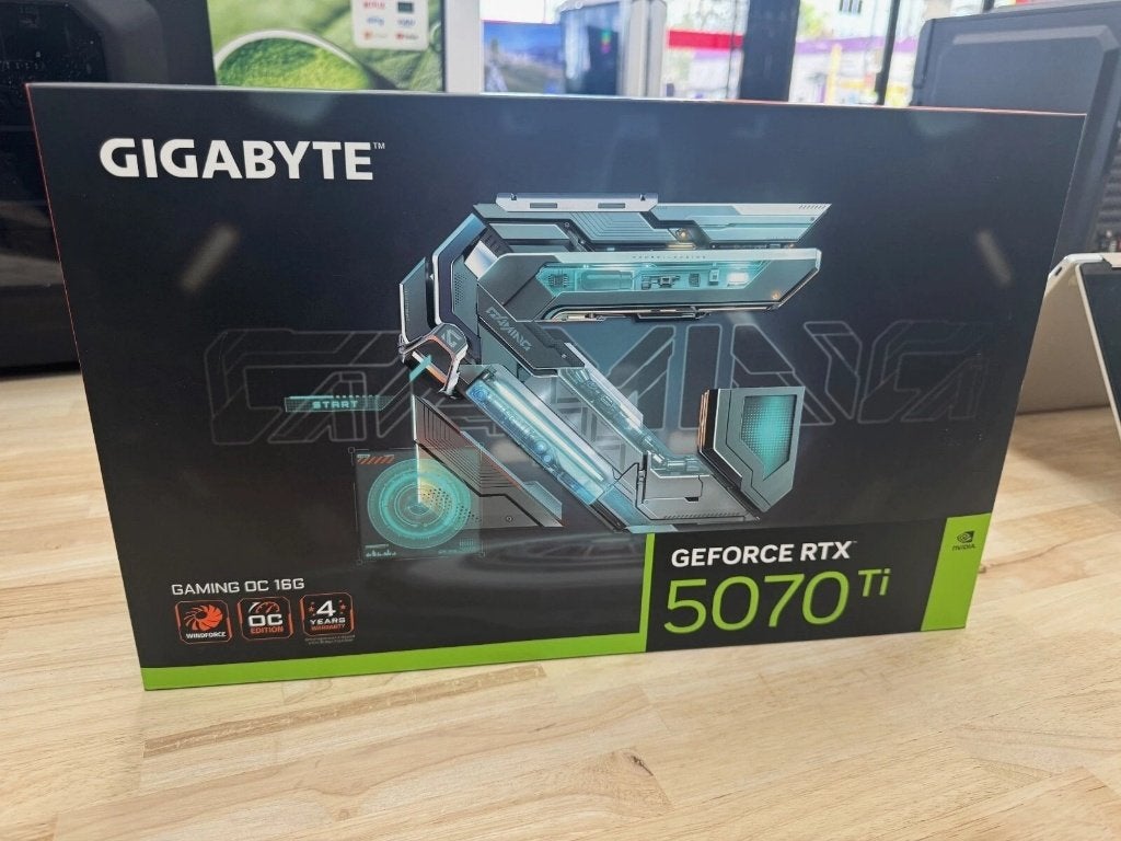 Gloednieuwe Gigabyte RTX 5070 Ti Gaming OC 16G (Ongebruikt), Computers en Software, Videokaarten, Ophalen, Nieuw