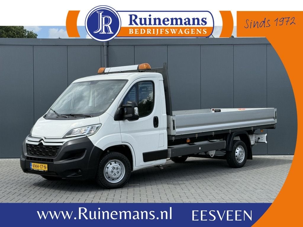Citroën Jumper 2.2 BlueHDi 140 PK EURO 6 / L4 MAXI PICK UP /, Auto's, Bestelwagens en Lichte vracht, Citroën, Parkeersensor, Wit