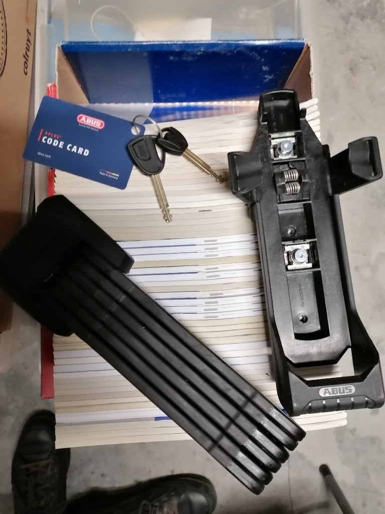 Antivol vélo en acier trempé ABUS Bordo Granit XPlus 6500/85, Ophalen, Nieuw, Beugelslot