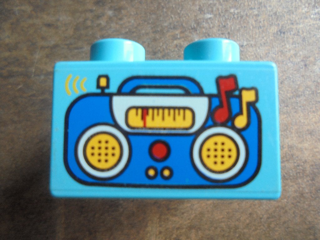 Lego Duplo Brick 2x2 (zie foto's) 2, Kinderen en Baby's, Speelgoed | Duplo en Lego, Ophalen of Verzenden, Gebruikt, Losse stenen