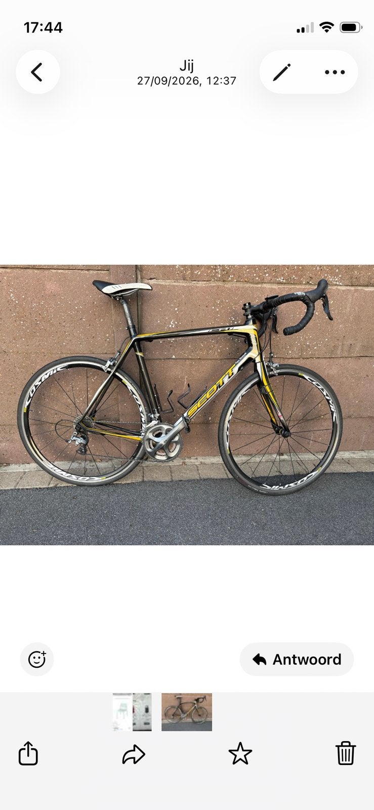 Wielerfiets Scott comp cr1, Ophalen, Gebruikt