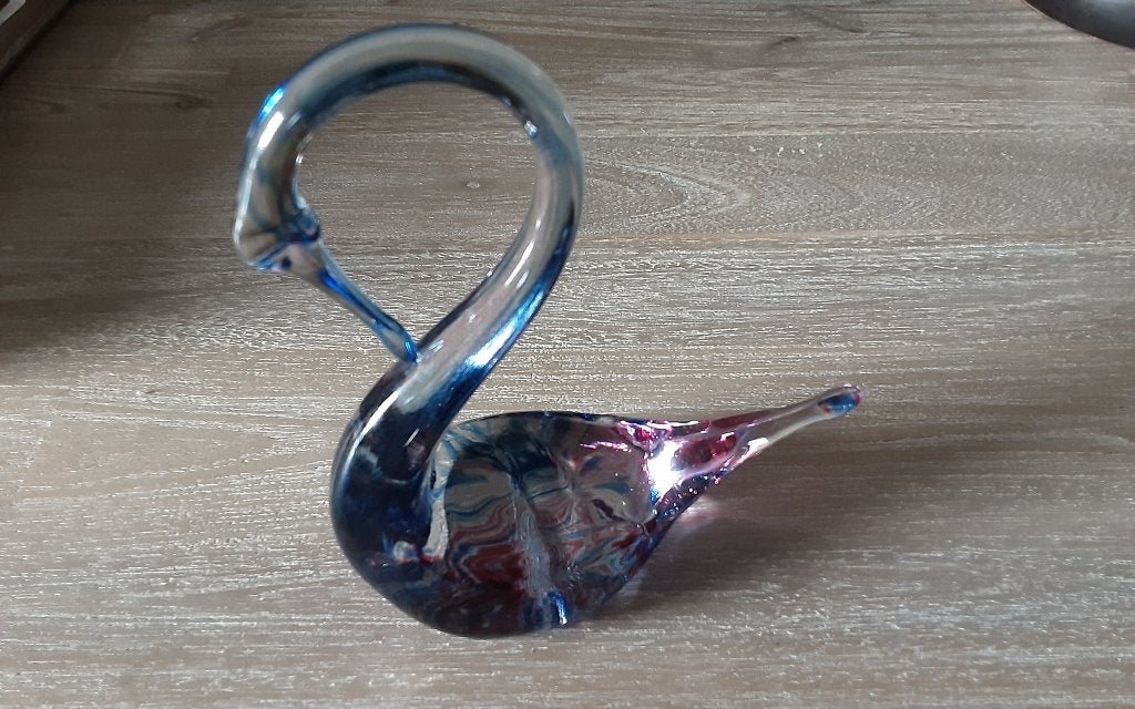 Prachtige glazen zwaan, Antiek en Kunst, Ophalen of Verzenden