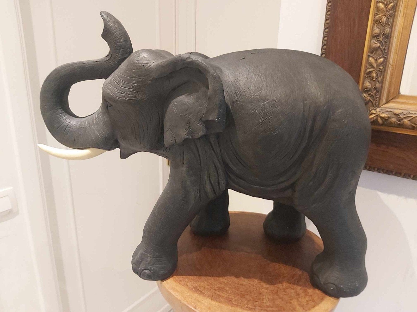Grote decoratieve olifant – indrukwekkend vintage statement, Verzamelen, Ophalen of Verzenden