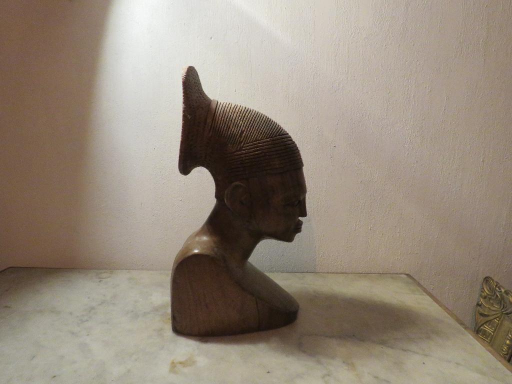 Statue africaine Mangbetu Zaïre, Antiquités & Art, Art | Sculptures & Bois, Statue, Bois, Femme, Enlèvement ou Envoi