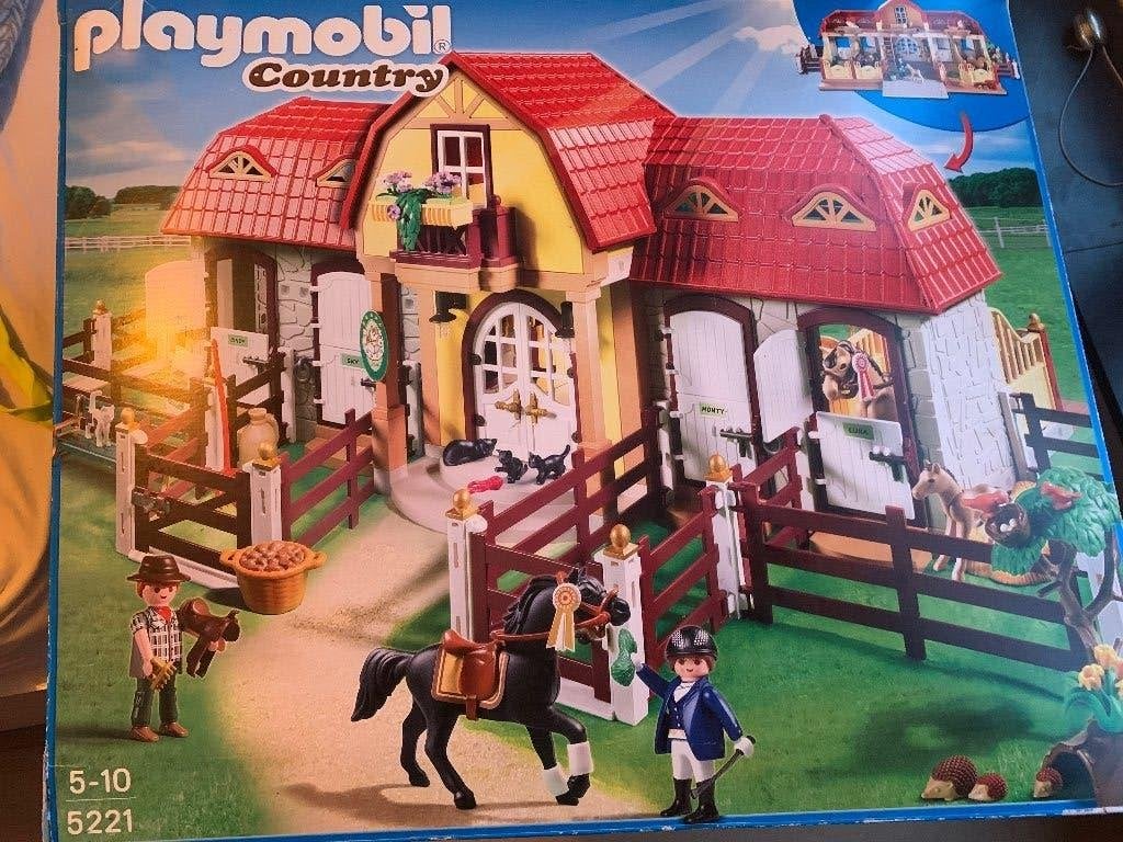 Playmobil country grote paardenboerderij 5221, Enfants & Bébés, Jouets | Playmobil, Enlèvement ou Envoi, Comme neuf, Country, Kit complet